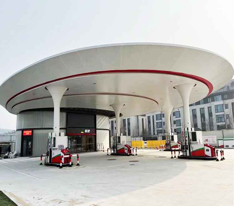 gas station