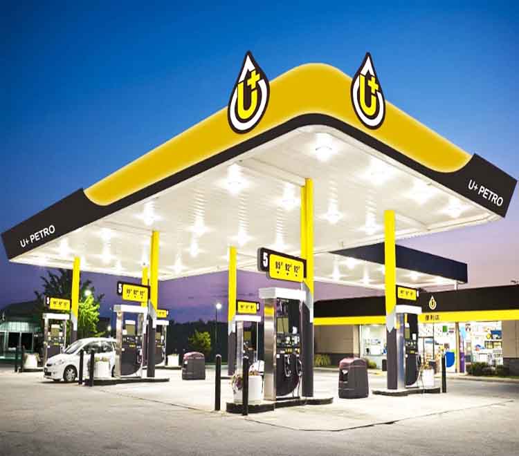 gas station